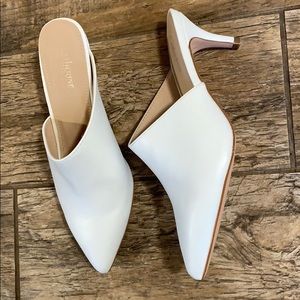 Catherine Malandrino Slip On Mules - White 6.5